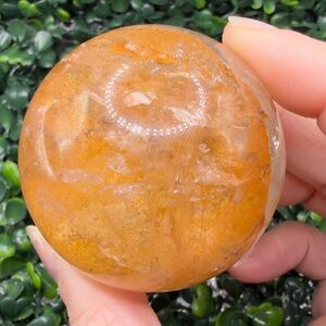 Incredible Dendritic Golden Healer Sphere with Rainbows 55mm